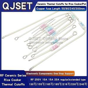 5개입 밥솥 RF 세라믹 열 퓨즈 액세서리 저항 rf216도 10A 15A 250V 20A RF165C 185C 230C 216C