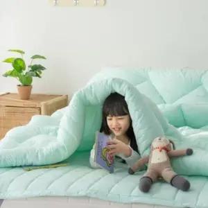 순면이불세트 순면100 아이들침구세트 힐링이불패드세트 (SS 민트)