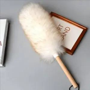 [SBD] 털이개 가정용 인테리어 양모 먼지 털이 정전기 먼지 청소용 대형