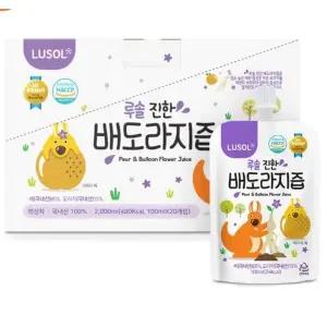 루솔 진한 가성비 대용량 배도라지즙 100ml 60개