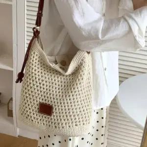[라일리] Rly 20대 30대 여자 외출 면사 가방 숄더백 뜨개
