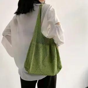 [라일리] Rly 봄여름 숄더백 가방 비치가방 캔버스백 니트짜임