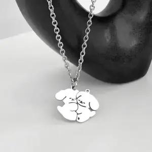 [라일리쥬얼리] Rly 강아지 우정 커플 목걸이 2인