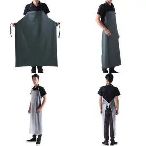 PVC원단 방수앞치마 식품가공 물청소 업소용 앞치마 업소용앞치마 업소앞치마 주방방수앞치마