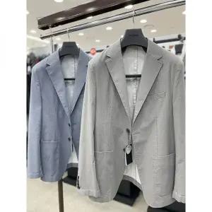 신축성 좋은 남성 코튼 여름 캐주얼 면 콤비 자켓 2컬러 JK1223214