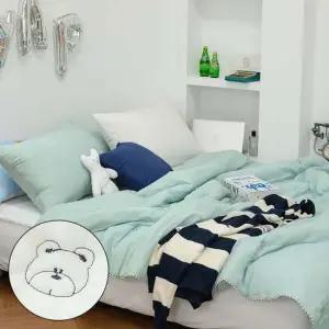 베어 퀼팅 모달 옥수수솜 간절기 이불베개세트 Q 차렵이불