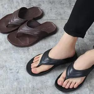 [다잇템]남자 여름 기본 블랙 브라운 슬리퍼 쪼리