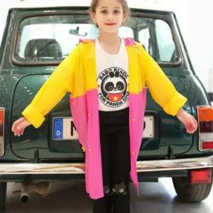 레인코트 우비 비옷 우의 학생 주니어 어린이