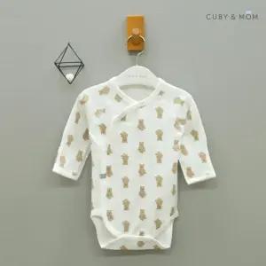 [달퐁]큐비앤맘 뚠뚠 베어 신생아 바디슈트