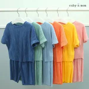 [달퐁]큐비앤맘 new플리츠 상하 상하세트 상하복 원마일웨어