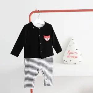 [달퐁]달퐁 폭스가디건s/t 우주복 세트