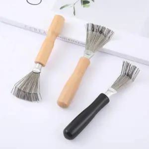 청소솔 머리카락 먼지 쇠솔 브러쉬