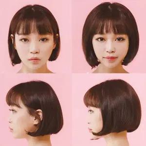 여성용 부분가발 정수리 볼륨업 풍성한 가발 브라운