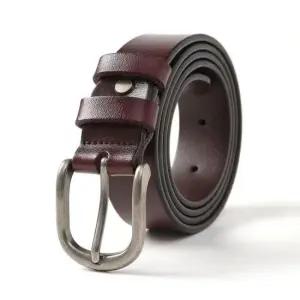 여성용정장벨트 여성 청바지 벨트 여성용 가죽 핀버클 청바지용 허리띠