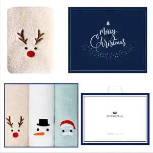 [JH2MNQ95_52CW]수건답례품 3매선물세트+쇼핑백 (31419094A)