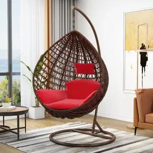 라탄그네 2인용 야외 발코니 가정용 테라스 체어