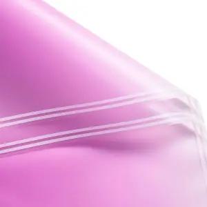 RUSPEPA 20매 꽃 포장지 분홍색 그라디언트 색상 플라스틱 방수 꽃다발 생일 결혼식 DIY 공예품을 위한