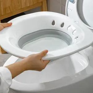 접이식 좌욕기 가정용 좌욕 임산부 좌욕대야 치질 변비 온욕 폴딩 좌욕기 변기 M11045