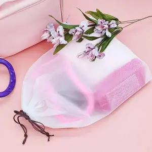 [골드스마일]복조리끈 파우치 반투명 끈파우치 더스트백 XXL