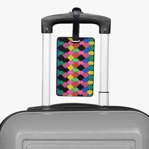 여행가방이름표 캐리어 가방 골프백 네임택 마름모