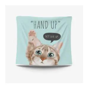 고양이2 패브릭 포스터 가림막 커튼 가리개 커텐 바란스 가림천 천포스터