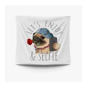 불독 패브릭 포스터 가림막 커튼 가리개 커텐 바란스 가림천 천포스터