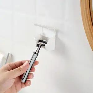 [JHQRMFJM_4B]무타공 욕실 면도기꽂이 면도기 식 걸이 홀더 (27108980A)