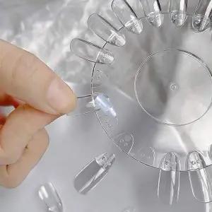 [콩심팥심]네일아트 분리형 컬러차트 색상판 휠5개+팁90개 2종