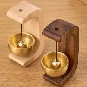 원목 도어벨 느티나무 풍경 현관 문 우드 자석 종 벨 미니종 현관종 현관벨 풍경종 출입문종