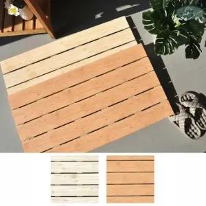 영업용현관매트 태즈컴퍼니 우드타일 다용도발판 일반형5줄 컬러모음