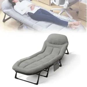 접이식 간이침대 캠핑 사무실 병원 보호자 폴딩 베드 캠핑침대 휴대용침대 캠핑간이침대