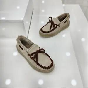 [탠디]by미셸 x24219 스웨이드 3cm 통굽 털내피 여성 방한용 로퍼  cc12_CC