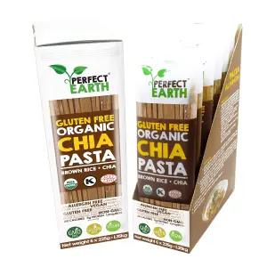 치아 씨앗을 곁들인 완벽한 지구 현미 파스타 - 케토 코셔 알레르겐 프리 텐 저탄수화물 하고 맛있고