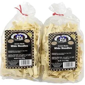 아미쉬 웨딩 푸드 와이드 면 16온스 봉지 무보존료 (2팩)