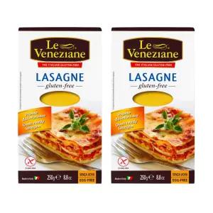 라자냐 파스타 텐 프리 250g 제빵용 정통 이탈리아 시트 프리미엄 품질의 옥수수와 쌀 블렌드 비 GMO