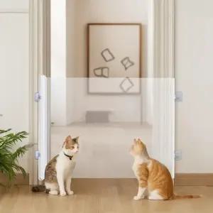 [비케이엠_63]베란다 방묘문 애견 펫도어 가림막 2컬러