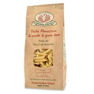 루스티첼라 다브루초 펜네 파스타 - 500g 클래식 듀럼 밀 쇼트 퀼 모양 소스와 구운 요리에 완벽 10-12분