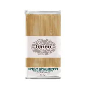 바이오나 - 스펠트 파스타 화이트 스파게티 500g (5팩)