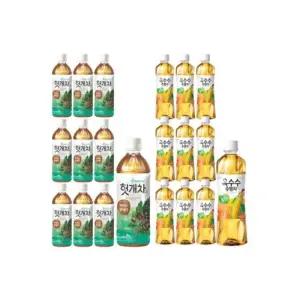 웅진 헛개차 500ml 10개+ 옥수수수염차 500ml 10개