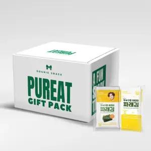 퓨어잇 선물세트 두번구운 선물용 7팩세트 간식박스 파래김 어린이김 반찬 이유식 김 파래김 유아