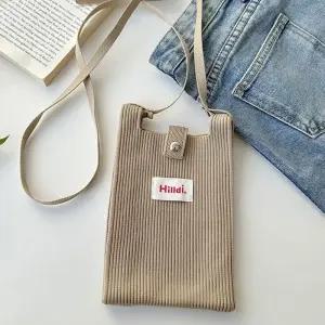 [라일리] Rly 여성폰크로스 니트디자인 미니어깨가방 휴대폰백 베