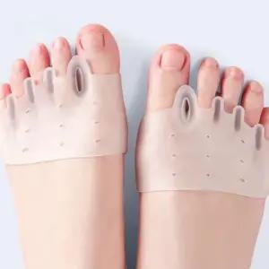 발가락분리기 실리콘 앞발 패드 발 건강 완화용 깔창