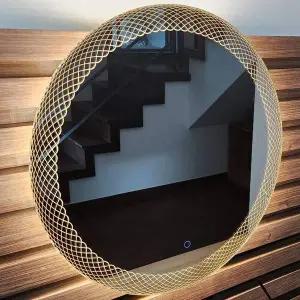 [오너클랜]3색 LED 원형 거울 조명거울 욕실 화장대거울 LUVITZ