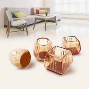 [골드스마일]투명캡 대 식탁의자커버 발 다리 패드 소음방지