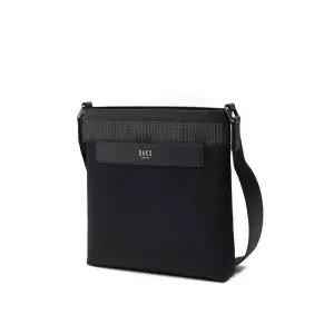 [백화점 홈쇼핑 정품] 닥스 DAKS ACC 블랙 로고 부분 체크 크로스백 DBBA2E332