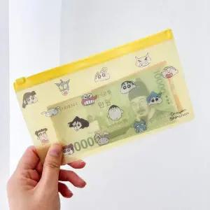 [콩심팥심]크레용신짱 슬라이더 짱구다용도파우치 돈보관포켓