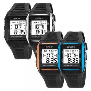 사각 bns 전자 남성 스퀘어 손목 여성 시계 패션 디지털 아날로그시계 손목시계 남성시계 초침시계