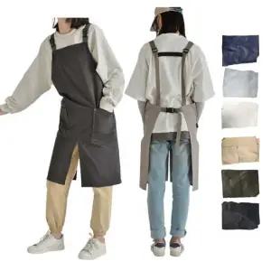 앞트임 방수 앞치마 남녀공용 버클앞치마 H형앞치마 패션앞치마 공방앞치마 카페앞치마