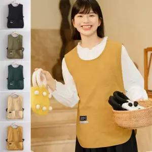 바리스타 카페 화가 어린이집 식당 주방 캠핑 조끼형 앞치마 카페앞치마 주방앞치마