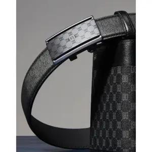 [백화점 홈쇼핑 정품] 닥스 DAKS ACC 블랙 DD패턴 무광버클 소가죽 자동벨트 DBBE5E711